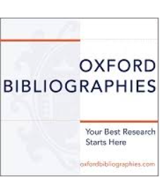 Graphic for Oxford Bibliographies with the tagline "Your best research starts here" with the website link oxfordbibliographies.com provided.
