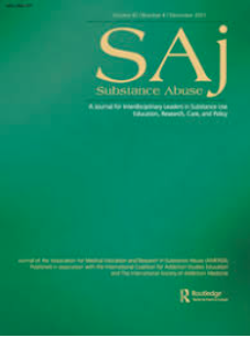 Cover of the Substance Abuse Journal