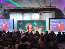 Lamonte Carrey presenting at the Center for Advancing Opportunity Conference.