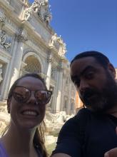 While attending the International Congress on Law and Mental Health Conference in Rome, Italy, Associate Director, Stephen Tripodi, saw the sights with Dr. Annelise Mennicke, friend of IJRD and assistant professor at UNC Charlotte School of Social Work.