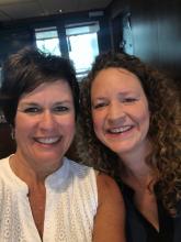 Executive Director, Carrie Pettus-Davis, and Missouri Department of Corrections' Anne Precythe at the ASCA Boston Conference.