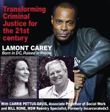 The event poster for the Transforming Criminal Justice for the 21st Century - Tallahassee Event