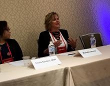 Michelle Cirocco during the presentation