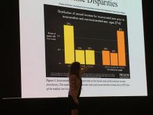 Carrie Pettus-Davis explains the effect of incarceration on the income of men