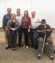 Carrie Pettus-Davis and members of the community liaison board