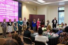 Stephen Tripodi introducing the IJRD team during our Open House Event.
