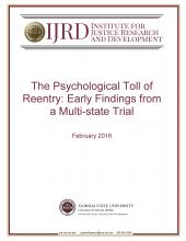 The Psychological Toll of Reentry: Early Findings from a Multistate Trial